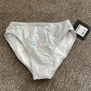 Norma Kamali Underwire Bottom Hologram